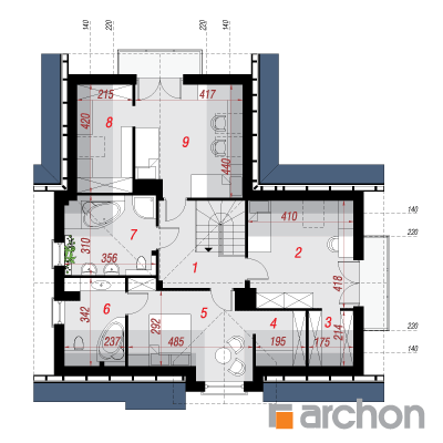  Maja harilikes võililledes 2 2. korruse plaan