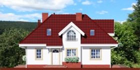 Maja harilikus võililles vaade