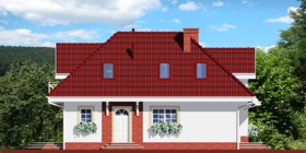 Maja harilikus võililles vaade