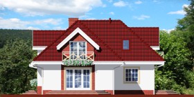 Maja harilikus võililles vaade