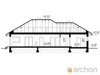 Maja soosalatites lõige
