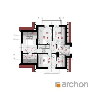  Maja aprikoosipuudes (P) 2. korruse plaan