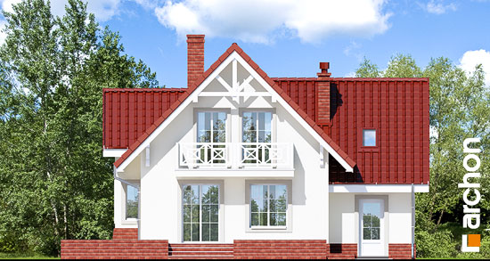 Maja aprikoosipuudes (P) vaade