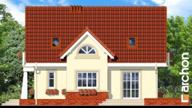 Maja aprikoosipuudes vaade