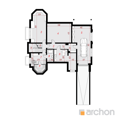  Residents Mislenitsa 2(P) 0. korruse plaan