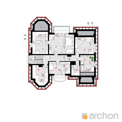  Residents Mislenitsa 2(P) 2. korruse plaan