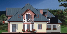 Maja saialilledes vaade