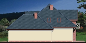 Maja saialilledes vaade