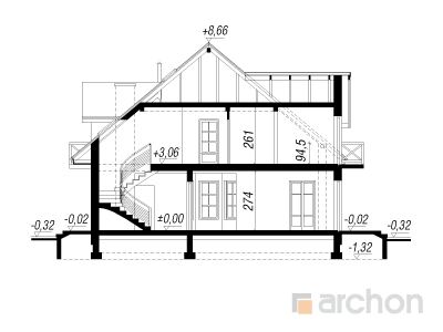 Maja saialilledes lõige