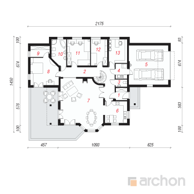  Maja mungalilledes 3 1. korruse plaan