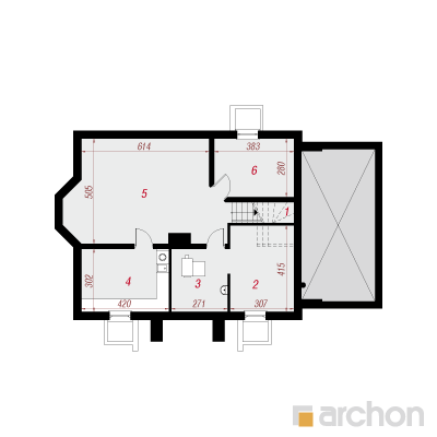  Maja nektariinipuudes 2 (P) 0. korruse plaan