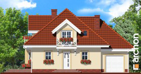 Maja nektariinipuudes vaade