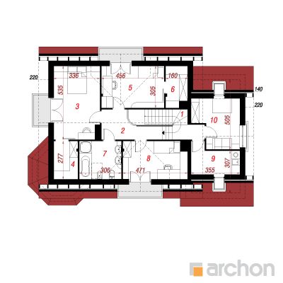  Maja sannikates 2. korruse plaan