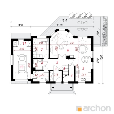  Maja lõosilmades 6 1. korruse plaan