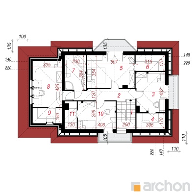  Maja lõosilmades 6 2. korruse plaan