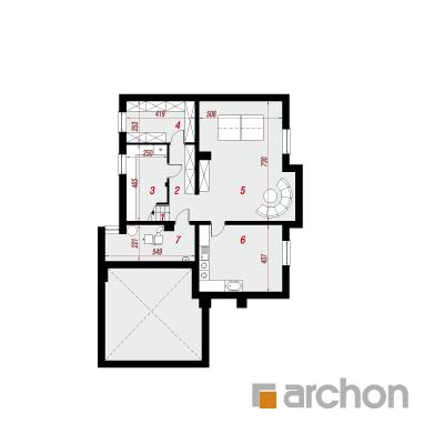  Maja orhideedes - (P) 0. korruse plaan