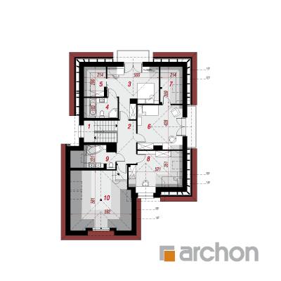  Maja orhideedes - (P) 2. korruse plaan