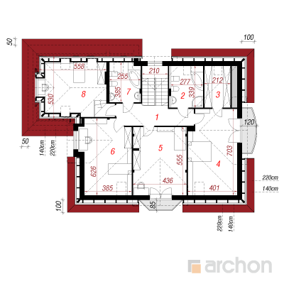 Maja orhideedes 2 2. korruse plaan