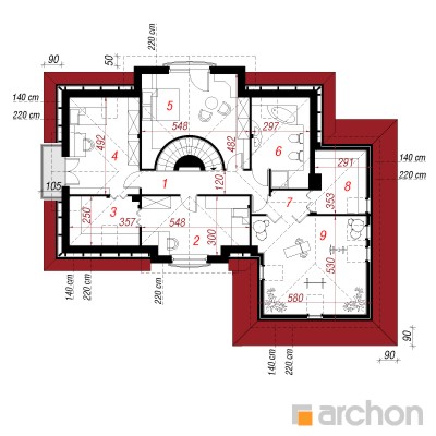  Maja kurekellades 2 2. korruse plaan