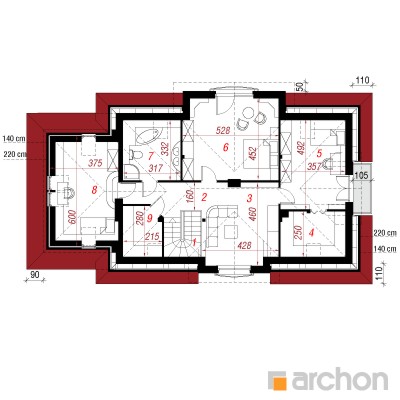  Maja kurekellades 3 2. korruse plaan
