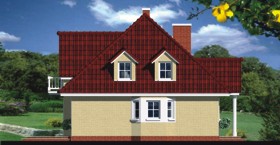 Maja pähklipuudes vaade