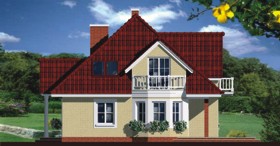 Maja pähklipuudes vaade