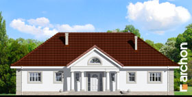 Maja haavapuude all vaade