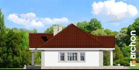 Maja haavapuude all vaade