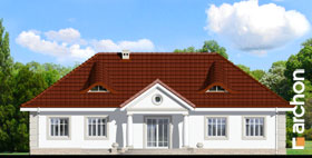 Maja haavapuude all vaade