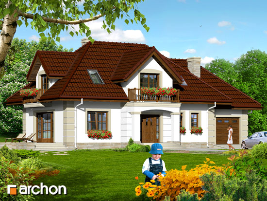 Maja astelpõõsastes