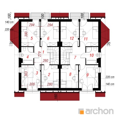  Maja kukekannustes 3 2. korruse plaan