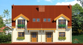 Maja kukekannustes vaade