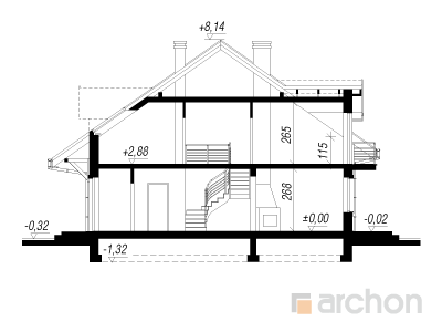 Maja kukekannustes lõige