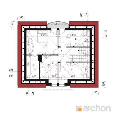  Maja papaiades 2. korruse plaan