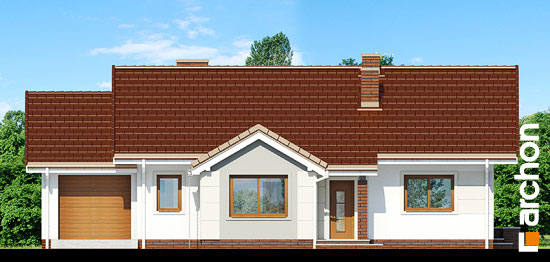 Maja aed-õunapuudes vaade