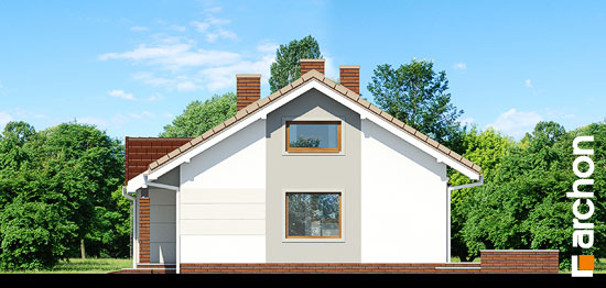 Maja aed-õunapuudes vaade