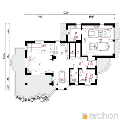  Maja pauliiniates 2 1. korruse plaan