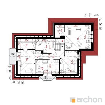  Maja pauliiniates 2 2. korruse plaan
