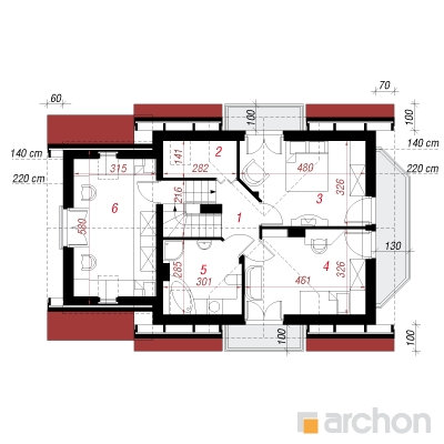  Maja helmikates 2. korruse plaan