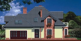 Maja petuuniates vaade