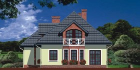 Maja petuuniates vaade