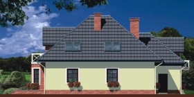 Maja petuuniates vaade