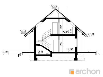 Maja maranites lõige