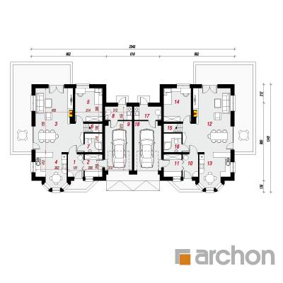  Maja pistaatsiates 2 (R2) 1. korruse plaan