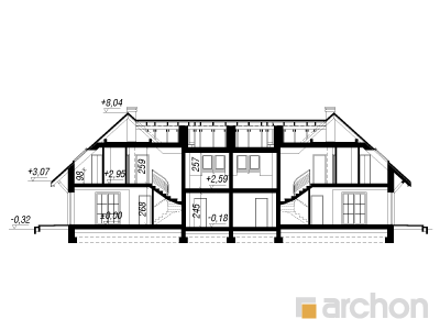 Maja pistaatsiates 2 (R2) lõige