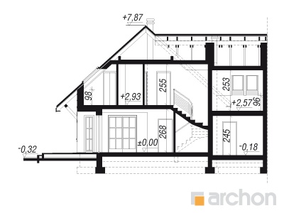 Maja pistaatsiates 2B lõige
