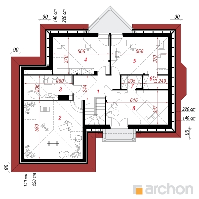  Maja pojengides 2 2. korruse plaan