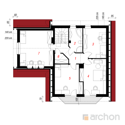  Maja niidul 2 2. korruse plaan