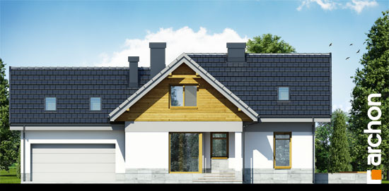 Maja pomelipuudes vaade