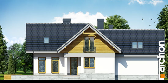 Maja pomelipuudes vaade